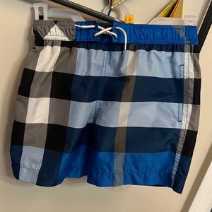 Burberry size 5 swim trunks boys